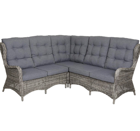 Looms Rattan Gartenmöbel Pforzheim - Rattan Ecksofa Rosita