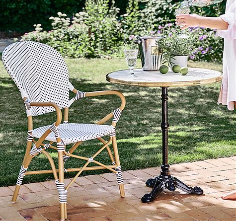 Looms Rattan Gartenmöbel Pforzheim - Bistrotisch Lyon