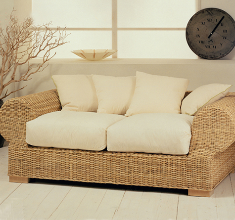 Looms Rattan Möbel Pforzheim - Rattansofa Cester