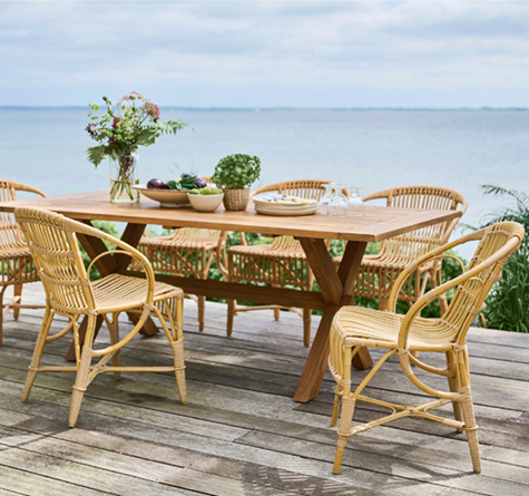 Looms Rattan Möbel Pforzheim - Rattan Stuhl Robert outdoor
