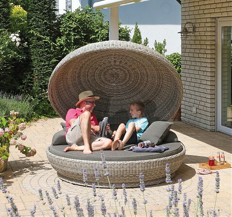 Looms Rattan Möbel Pforzheim - Rattan Sonneninsel Oyster