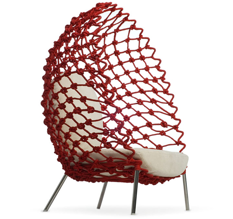 Looms Rattan Möbel Pforzheim - Kenneth Cobonpue Dragnet Lounge Chair