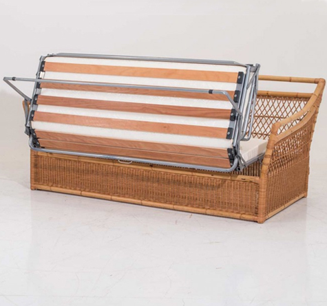 Looms Rattan Möbel Pforzheim - Rattan Schlafsofa Velasca