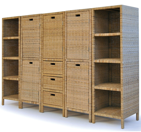 Looms Rattan Möbel Pforzheim - Schränke - Cabinet Rattan