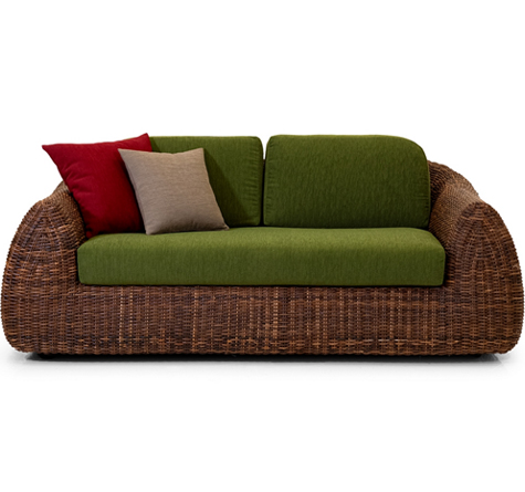 Looms Rattan Möbel Pforzheim - Rattan Sofa Mango indoor