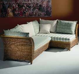 Looms Rattan Möbel Pforzheim - Rattan Ecksofa - Deco