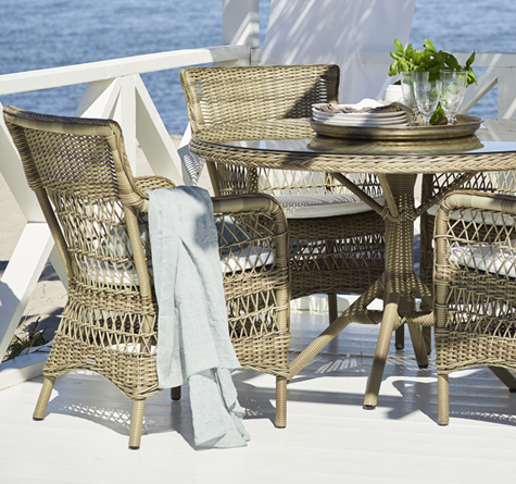 Looms Rattan Gartenmöbel Pforzheim - Korbstühle Marie