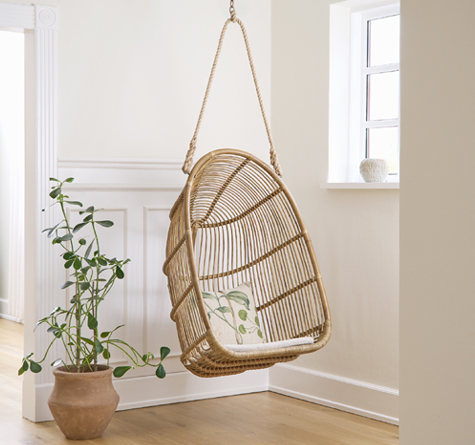 Looms - Rattan Möbel Pforzheim - Hängesessel Rattan RenoirSwing