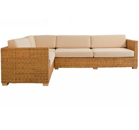 Looms Rattan Möbel Pforzheim - Rattan Ecksofa - Breton