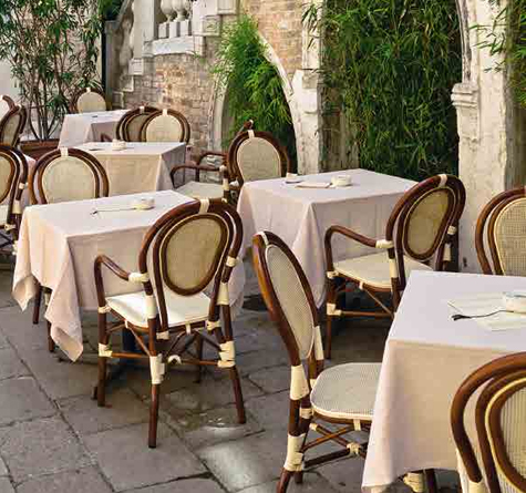 Looms Rattan Gastro Möbel Pforzheim - Stuhl Amalfi