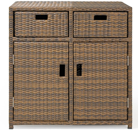 Looms Rattan Garten Möbel Pforzheim - Rattan Kommode outdoor