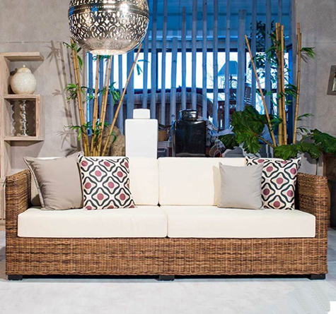 Looms Rattan Möbel Pforzheim - Rattansofa - Breton