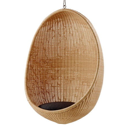 Looms Rattan Gartenmöbel Pforzheim - Hängesessel Egg