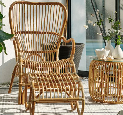 Looms Rattan Möbel Pforzheim - Rattan Relax Sessel Valletta