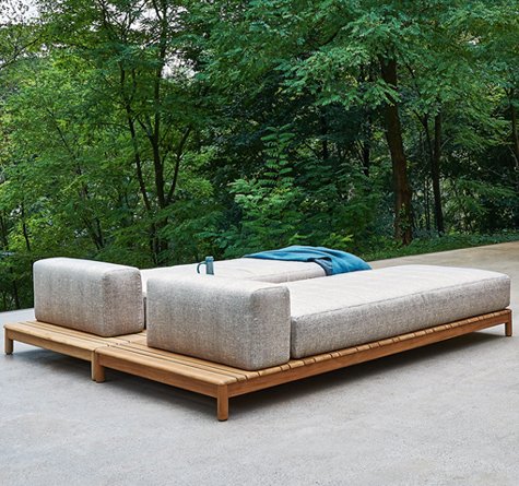 Looms Teak Gartenmöbel Pforzheim - Daybed Barcode