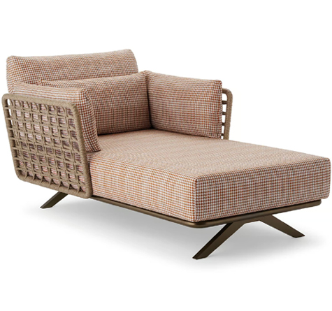 Looms Rope Gartenmöbel Pforzheim - Rope Chaiselongue Armán