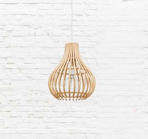 Looms Rattan Möbel Pforzheim - Rattan Lampe Bulb mini