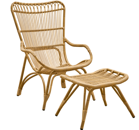 Looms Rattan Gartenmöbel Pforzheim - Rattan Lounger Monet outdoor