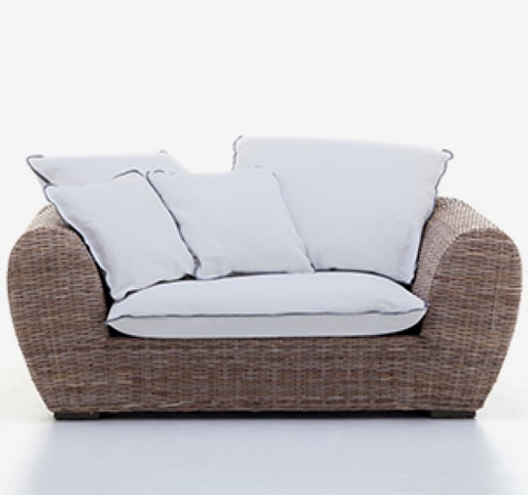 Looms Rattan Gartenmöbel Pforzheim - Korbmöbel InOut Big Sofa