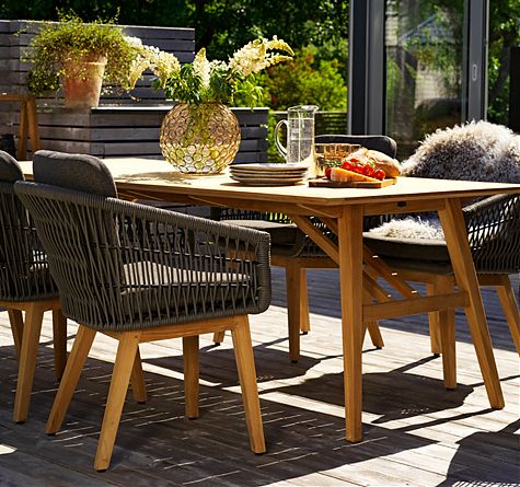 Looms Rattan Gartenmöbel Pforzheim - Rattan Armsessel Kenton