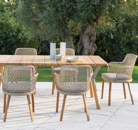 Looms Rattan Gartenmöbel Pforzheim - Esstisch Link Casual Low