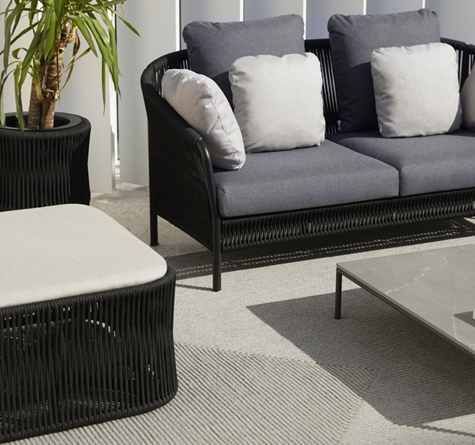 Looms Rattan Rope Gartenmöbel Pforzheim - Lounge Weave