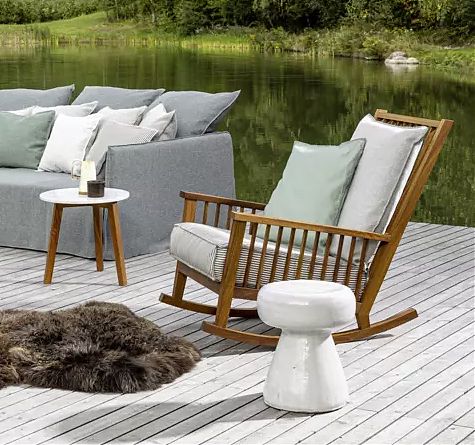Looms Gartenmöbel Pforzheim - Outdoor Schaukler Gray
