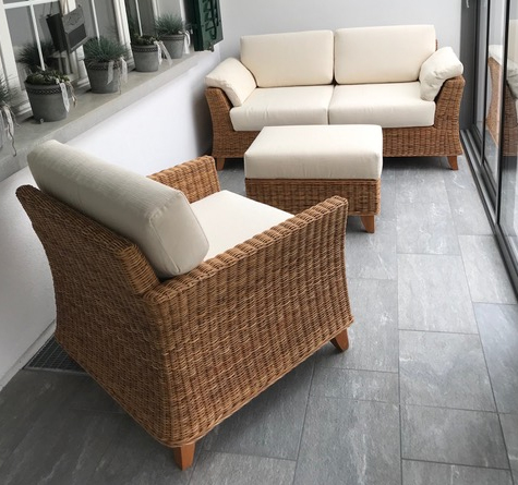 Looms Rattan Möbel Pforzheim - Rattan Sessel Amerigo