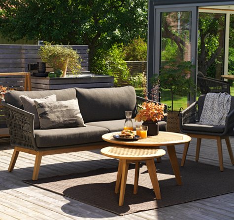 Looms Rattan Gartenmöbel Pforzheim - Rattan Lounge Kenton