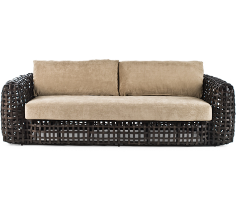 Looms Rattan Möbel Pforzheim - Rattan Sofa Matilda indoor