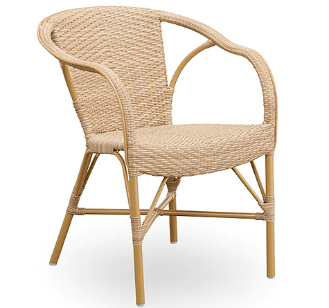 Loom Rattan Gartenmöbel Pforzheim - Rattan Stuhl Madeleine exterior