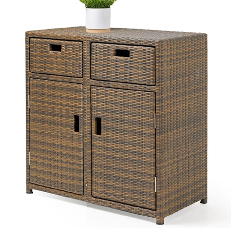 Looms Rattan Garten Möbel Pforzheim - Rattan Kommode outdoor