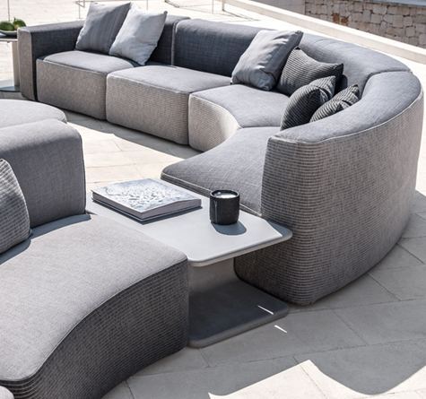 Looms Gartenmöbel Pforzheim - Outdoor Lounge Belt Modular Sofa