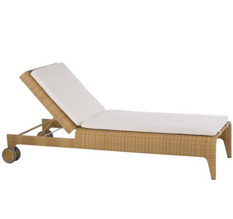 Looms Rattan Gartenmöbel Pforzheim - Rattan Sonnenliege YU
