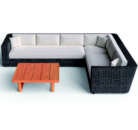 Looms Rattan Gartenmöbel Pforzheim - Rattan Lounge Heritage Modul