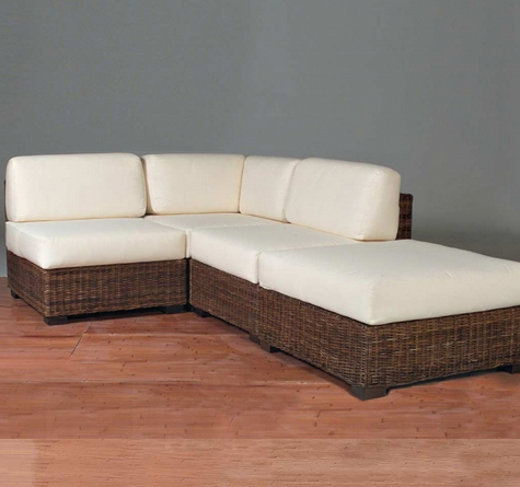 Looms Rattan Möbel Pforzheim - Rattan Ecksofa - Breton Module