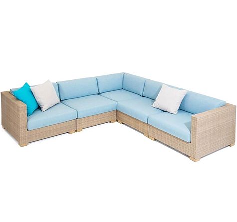 Looms Rattan Gartenmöbel Pforzheim - Rattan Ecksofa - Breton Module outdoor