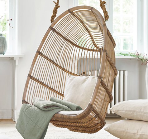 Looms Rattan Möbel Pforzheim - Rattan Hängesessel RenoirSwing