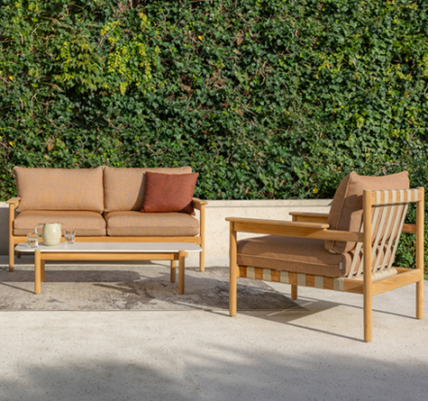 Looms Gartenmöbel Möbel Pforzheim - Teak Lounge Oda