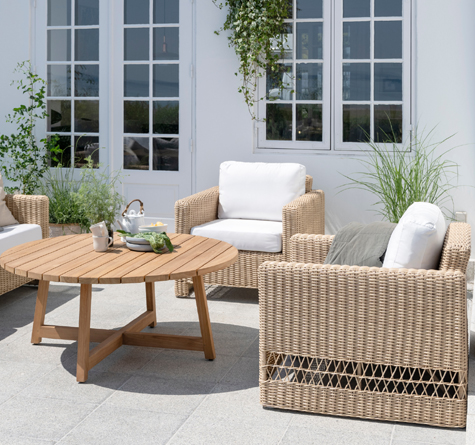 Looms Rattan Möbel Pforzheim - Rattan Lounge Carrie