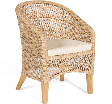 Looms Rattan Möbel Pforzheim - Draussen Essen - Rattan Sessel Long Beach