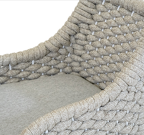 Looms Rattan Möbel Pforzheim - Lounge Sessel - Tecla rope
