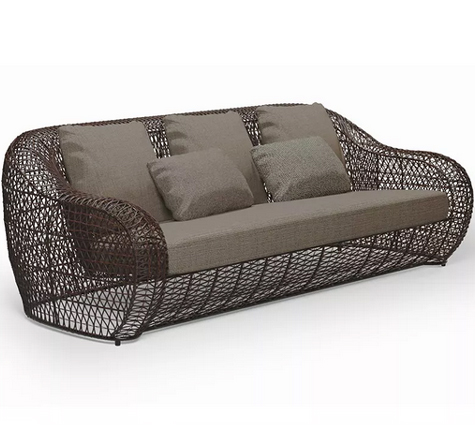 Looms Rattan Möbel Pforzheim - Rattan Couch Balou