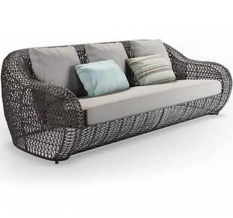 Looms Rattan Gartenmöbel Pforzheim - Rattan Lounge Sofa Balou outdoor