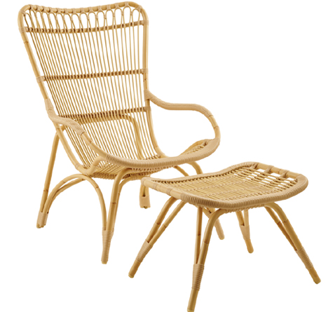 Looms Rattan Gartenmöbel Pforzheim - Rattan Lounger Monet outdoor