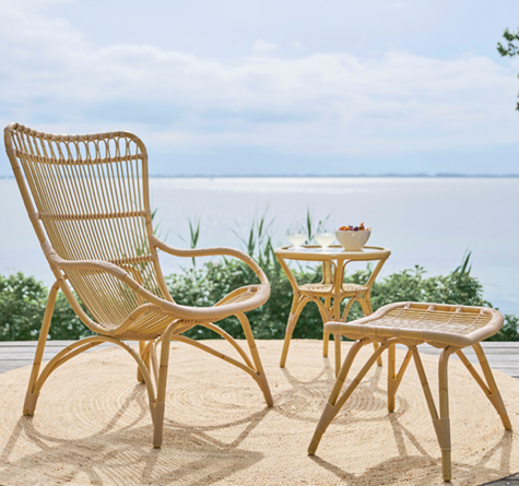 Looms Rattan Gartenmöbel Pforzheim - Rattan Lounger Monet outdoor