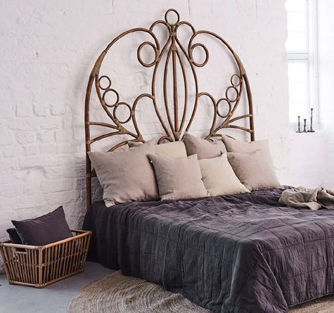 Looms Rattan Möbel Pforzheim - Rattanbett Natalia