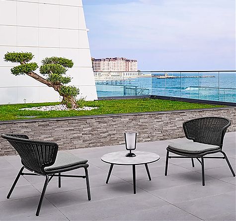 Looms Rattan Gartenmöbel Pforzheim - Rope Lounge Sessel Orly