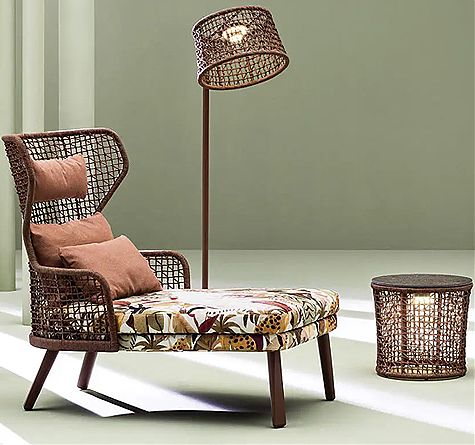 Looms Rope Gartenmöbel Pforzheim - Rope Chaiselongue Emma