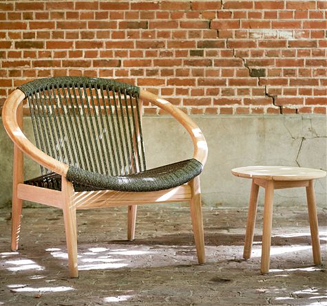 Looms - Rope Gartenmöbel Pforzheim - Teak Lounge Sessel Frida